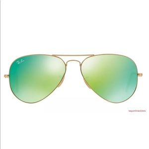 Ray Ban 3025 112/68 Gold /Green Lenses Aviator